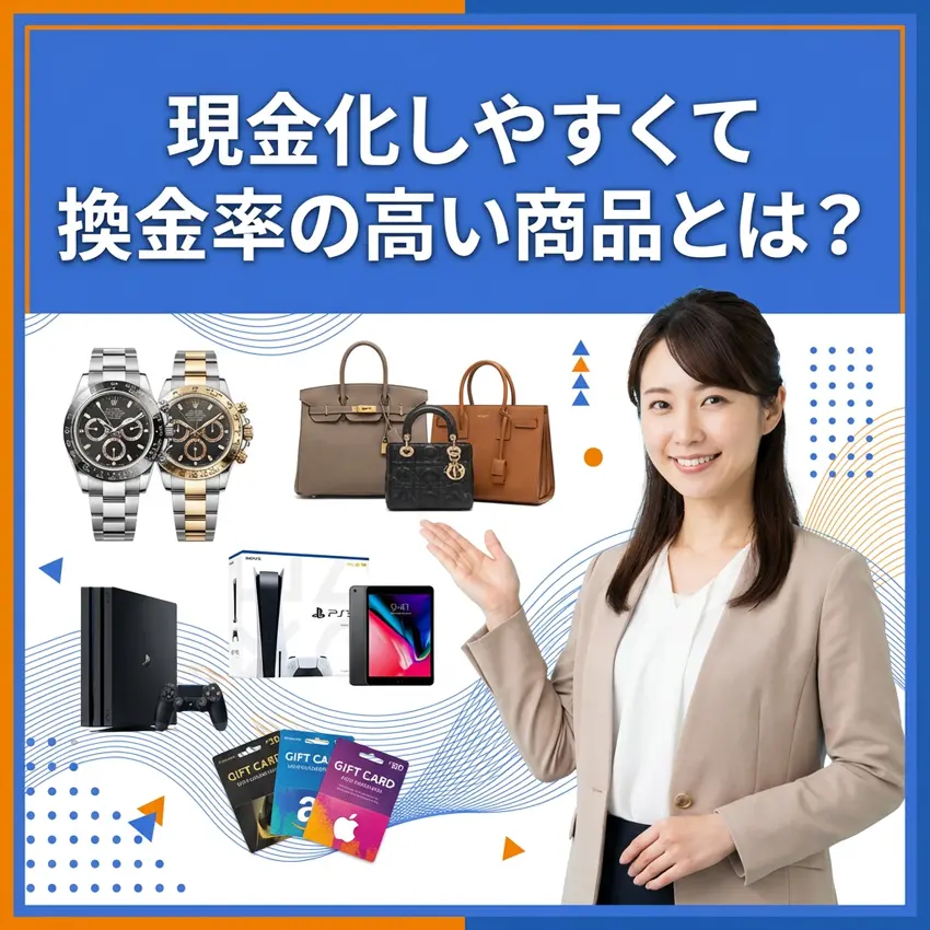 換金率の高い商品のアイキャッチ画像