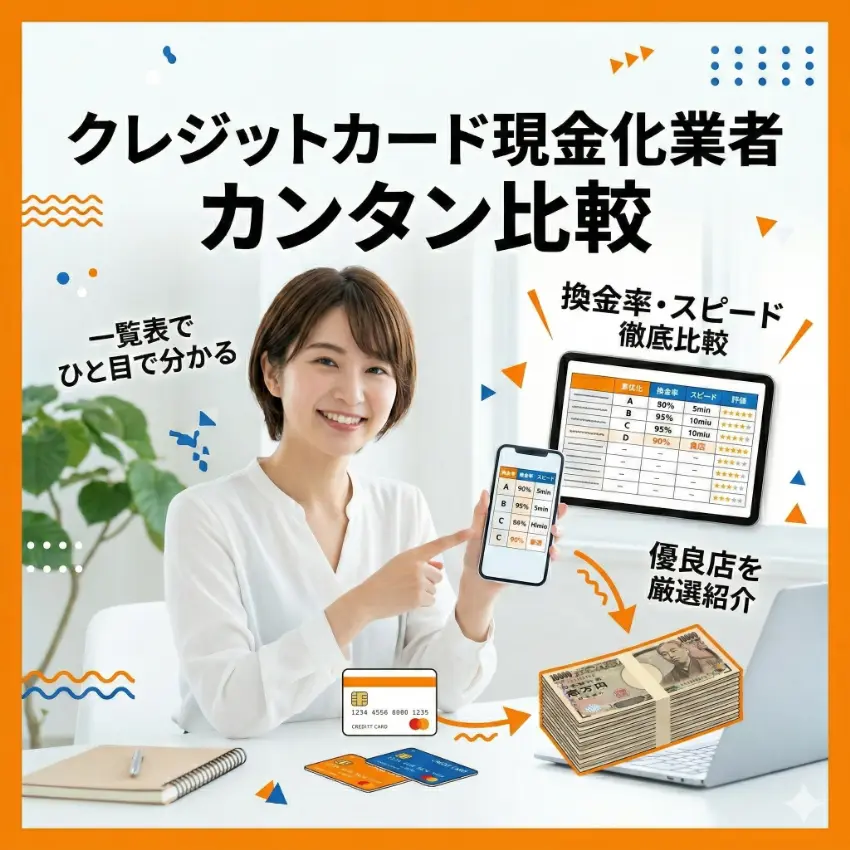 クレジットカード現金化業者一覧のアイキャッチ